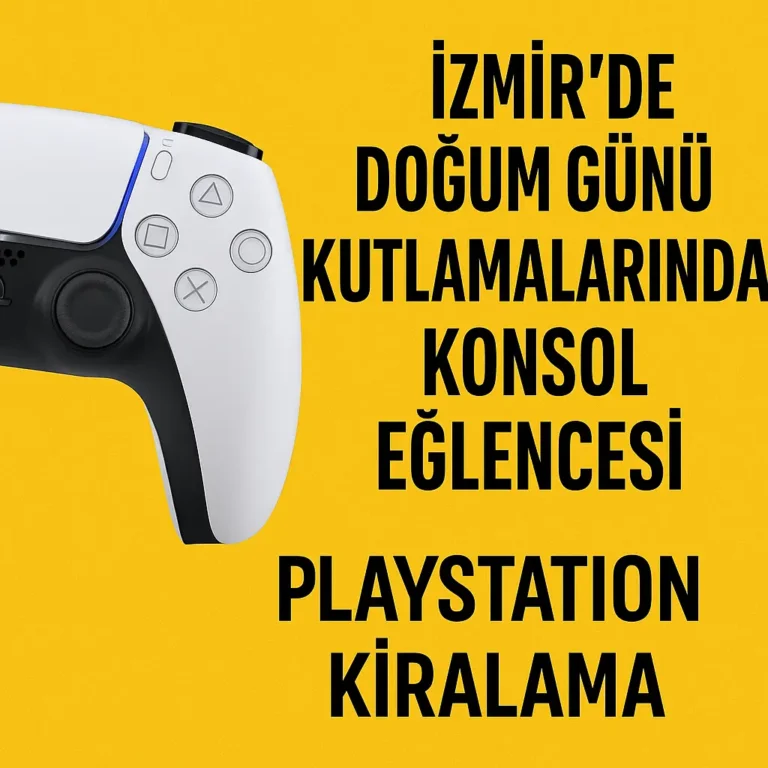 İzmir’de Doğum Günü Kutlamalarında Konsol Eğlencesi 1 izmir doğum günü