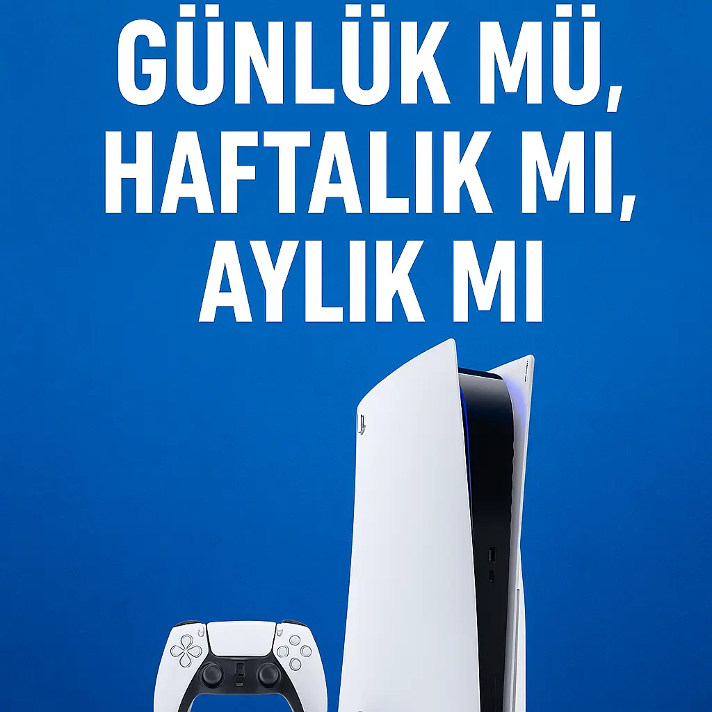 Günlük mü, Haftalık mı, Aylık mı PlayStation Kiralama Daha Uygun? 1 gunluk haftalik aylik ps5 kiralama