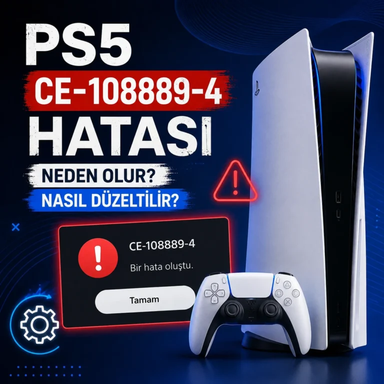 PS5 CE-108889-4 hata kodu çözüm rehberi görseli