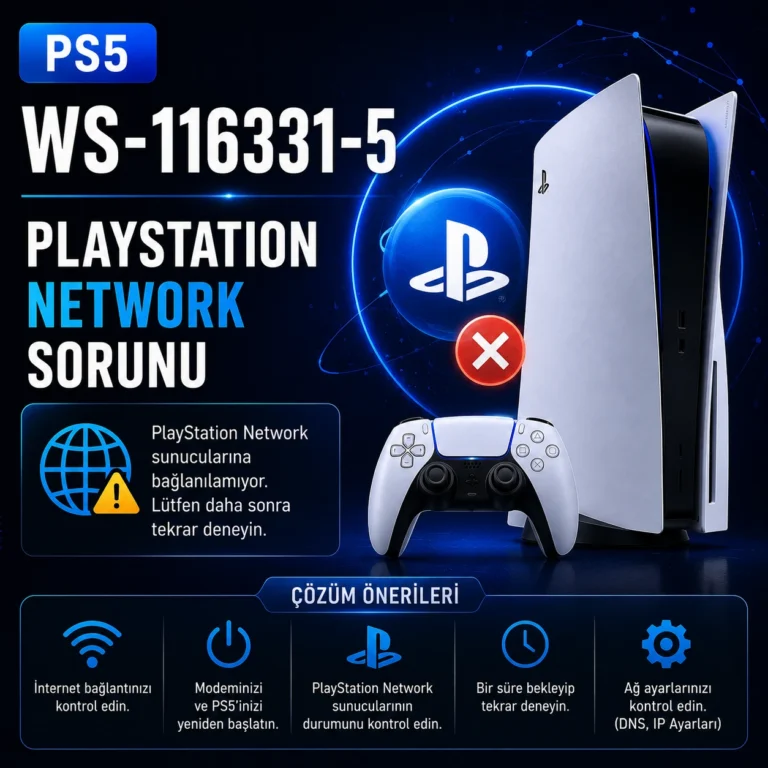 PS5 WS-116331-5 PlayStation erişim hatası