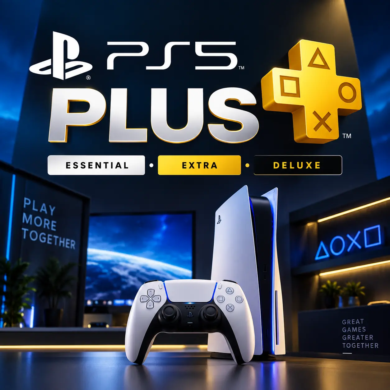 PS5 Plus Essential Extra Deluxe karşılaştırması