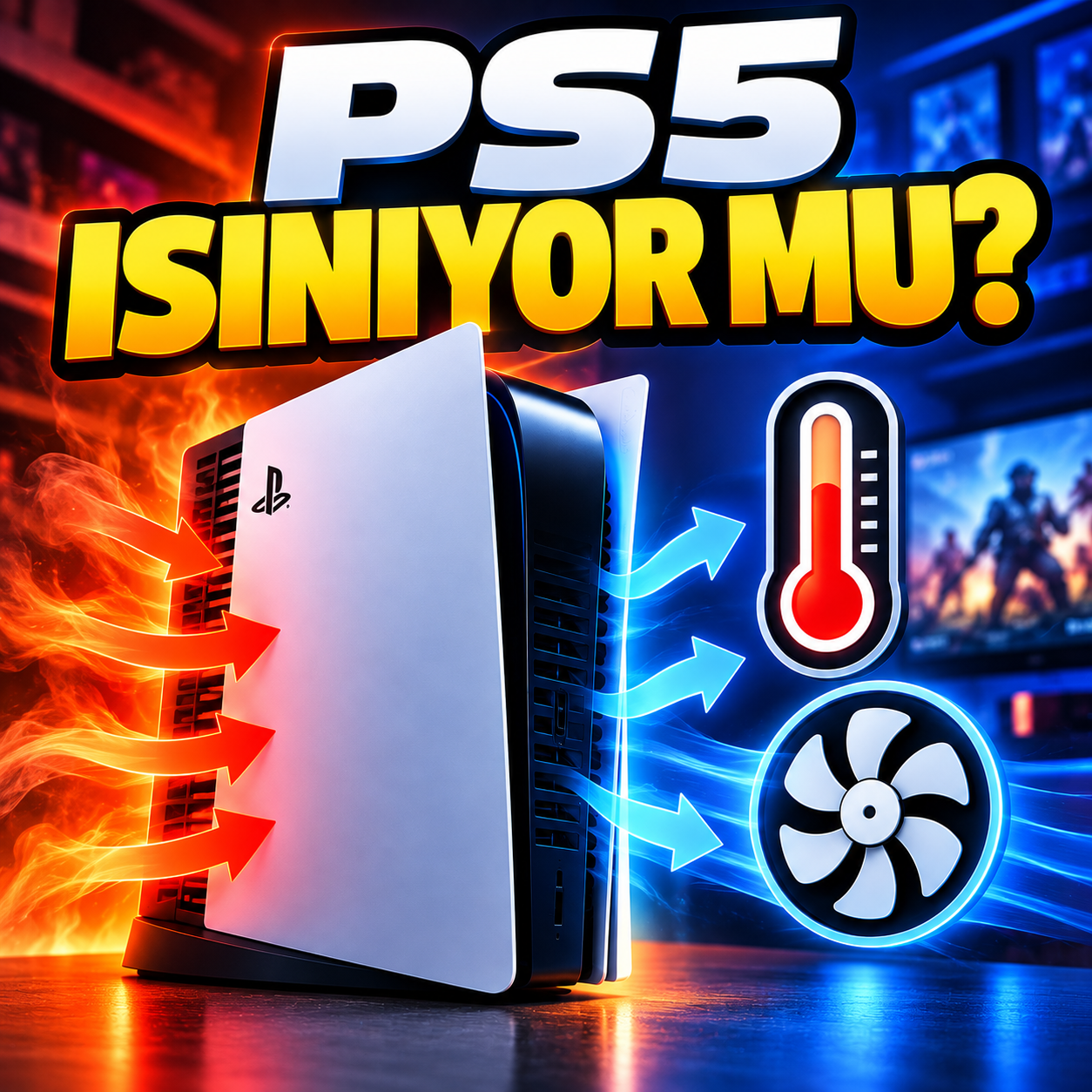 PS5 aşırı ısınma sorunu ve soğutma yöntemleri
