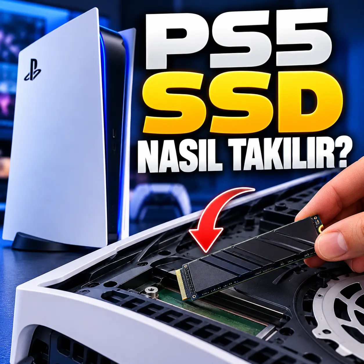 PS5'e M.2 SSD takarak depolama alanını artırma
